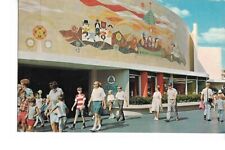 Vintage Postcard Disneyland Corridor of Murals Tomorrowland picture