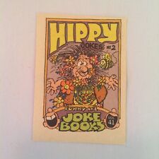 Vintage 1970's Topps Funny Li'l Joke Book Volume 41 Hippy Jokes No. 2 Cartoons picture