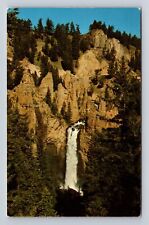 Yellowstone National Park, Tower Falls, Antique, Vintage Souvenir Postcard picture