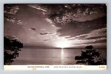 MI-Michigan, Sun's Farewell Kiss, Lake Michigan, Antique, Vintage Postcard picture