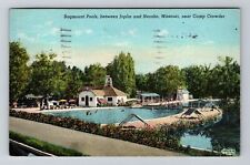 Joplin MO-Missouri, Sagmount Pools, Camp Crowder, c1943 Vintage Postcard picture