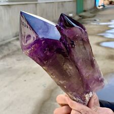 2.92LB Natural Amethyst Quartz Crystal Single-End Terminated Wand Point Healing picture