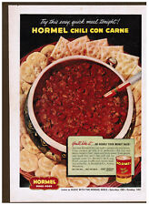 1950s Hormel Chili Con Carne / Duff's Mixes Easter Gingerbread Vintage picture