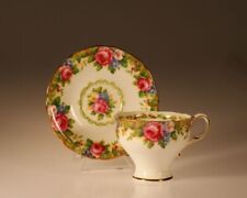 English Paragon Tapestry Corset Shaped Cup & Saucer c.1939 picture