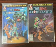 REAL GHOSTBUSTERS #1 & #2 - 1988 Now Comics picture