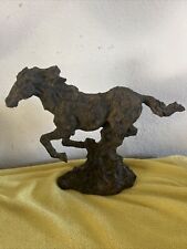 CLAY HORSE SCULPTURE EQUINE ART KENTUCKY THOROUGHBRED RACING EQUESTRIAN Unique picture