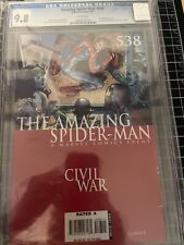 The AMAZING SPIDER-MAN 538 CGC 9.8 0003232018 White Pages Civil War Aunt May  picture