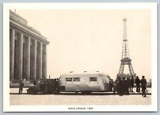 Postcard Airstream Paris France 1956 Advertising 6X4 A14 picture