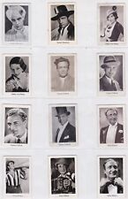 1930's JOSETTI FILMBILDER GERMAN MOVIE STAR CARDS, SERIES 1, LOT OF 99/272 picture