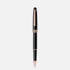 New Montblanc Meisterstuck  Classique Gold Trim Rollerball Pen picture