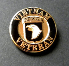 ARMY 101ST AIRBORNE DIVISION VIETNAM VETERAN LAPEL HAT PIN BADGE 1 INCH picture