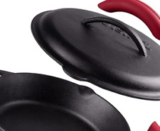 Cast Iron Skillet with Lid - 10