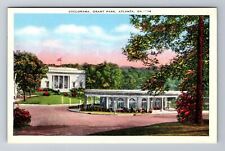 Atlanta GA-Georgia, Cyclorama, Grant Park, Antique, Vintage Souvenir Postcard picture