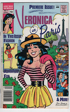 Veronica in Paris #1 Dan Parent Decarlo Newsstand Variant Archie Comics 1989 picture