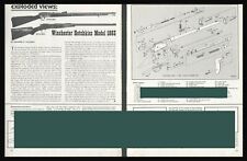 1981 WINCHESTER HOTCHKISS 1883 Rifle Exploded Parts List 2-pg Assembly Article picture