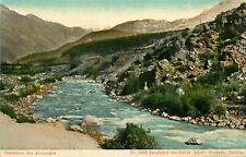 c1910 Postcard; Cordillera, Rio Aconcagua, Chile, Andes Mountains, Unposted picture
