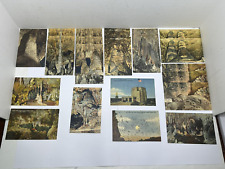 Lot of 21 Vintage Linen Postcards (13 Unique) of Carlsbad Caverns New Mexico picture