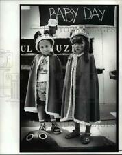 1989 Press Photo Little Mr. Euclid: Adam Barry and Kevin Mentor was born on picture