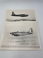 2 Vintage Pictures World Airways B-23 Dragon Jets Airplanes picture
