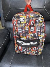 Kids Mickey Mouse Walt Disney World Parks Authentic Backpack Large Bag Clean picture