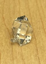 A Grade Herkimer Diamond Quartz Crystal w Baby Riders New York Sm Pendant Size picture