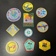 Lot Of 10 Random Large Vntg Boy Scout/Cub Scout Patches Ranging From New To Used picture