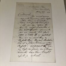 1871 Letter from John Thornton, London on Sheep Business - Berkshire Ryfield picture