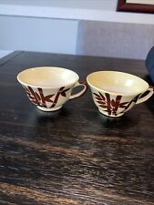 Vintage MCM Weil Ware CA Pottery Coral 