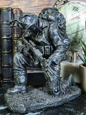 Prayer For Courage Kneeling Soldier Statue Honor & Valor Military Marine Unit picture