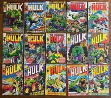 Marvel THE INCREDIBLE HULK Lot of 15 Comic Books (1968-72) 105 118 119 120 more picture