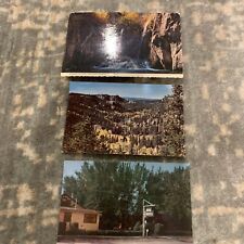 3 Vintage South Dakota Post Cards~Roughlock Falls~Black Hills~Reid Motel picture