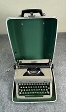 Royal Quiet De Luxe Portable Travel Typewriter w/ Case Works Great New Ribbon picture