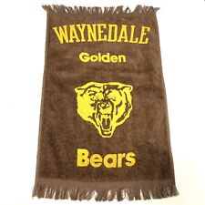 CANNON LINENS waynedale Golden Bears Hand Towel Mid Century picture