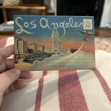 LOS ANGELES California Fold-out Postcard Book, Vintage Collectible Pictures  picture