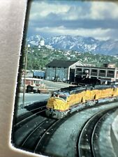 Vintage 1982 Union Pacific 6904 Train Slide, Salt Lake City, Utah Mountains picture