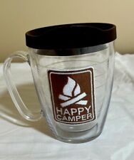 Tervis Happy Camper Patch Insulated Handle Coffee Cup w/ Lid 12oz Camping picture