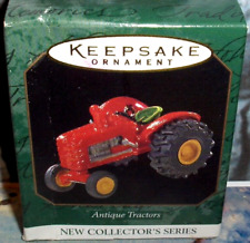 Antique Tractors`1997`Miniature-A Die Cast Red Antique Tractor,Hallmark Ornament picture