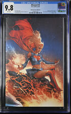 DCeased #2 Jay Anacleto Virgin Variant CGC 9.8 - Adam Hughed Supergirl Homage picture