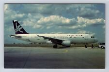 Excalibur Airbus A320-212, Airplane, Transportation, Antique, Vintage Postcard picture