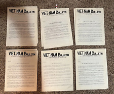 RARE 1970 VIETNAM VIET-NAM EMBASSY BULLETIN War & Life Coverage LOT 12 ISSUES A picture