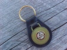 DODGE BROTHERS DETROIT GOLD LEATHER KEY FOB NOS CUSTOM-MADE HIGH-QUALITY picture