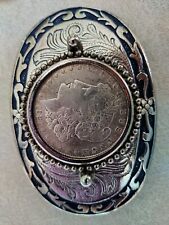 1921 morgan silver dollar belt buckle picture