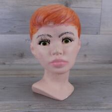 Vintage Holland Mold Young Boy Ceramic Bisque Mannequin Bust Painted picture