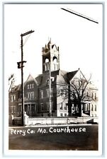 c1940's Court House Building Perry County Missouri MO RPPC Photo Postcard picture