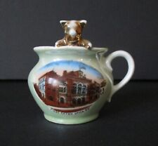 Early 20th Century Souvenir Pig in a Chamber Pot Post Office Utica New York picture