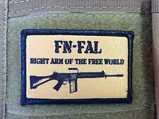 FN FAL Morale Patch Tactical Military Army Flag USA Badge Hook 308 NATO picture