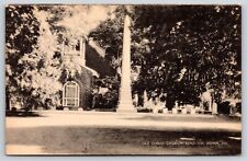 Dover Delaware~Old Christ Church Burial Place Of Caesar Rodney~B&W~Vintage PC picture