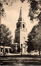 Naugatuck CT Connecticut  The Congregational Church postcard UNPOSTED picture