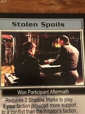 STOLEN SPOILS 1998 BABYLON 5 CCG RARE CARD NEAR MINT NEVER PLAYED WITH picture