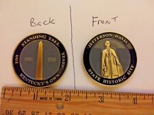 Jefferson Davis State Historic Site Monument 100 Years - Challenge Coin picture